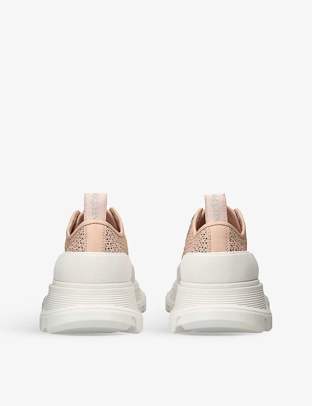 Alexander McQueen Tread Logo-embossed Low-top Woven Trainers - Image 4
