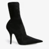 Balenciaga Knife Pointed-toe Stretch-knit Heeled Boots
