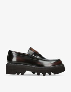 Dries Van Noten Platform-sole Leather Loafers