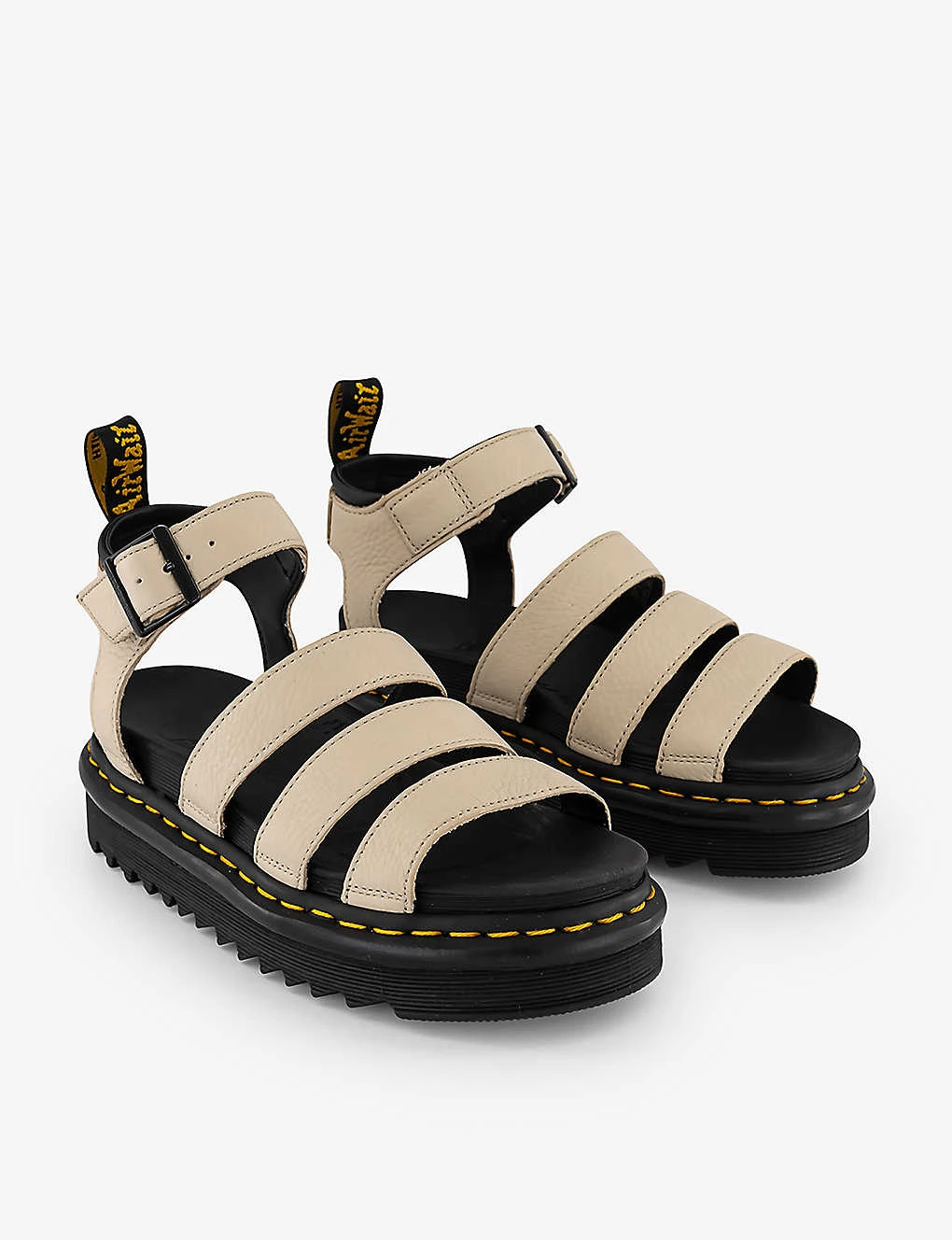 Dr. Martens Blaire Pisa Strap Leather-blend Plaform Sandals - Image 3