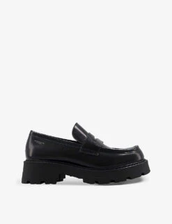 Vagabond Cosmo 2.0 Slot-embellished Leather Loafers