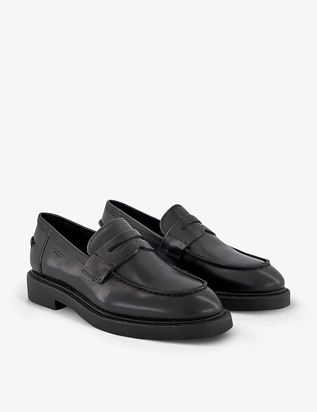 Vagabond Alex W Penny-detail Leather Loafers - Image 3