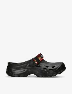 Lanvin X Suicoke Herringbone-embellished Moulded Clogs