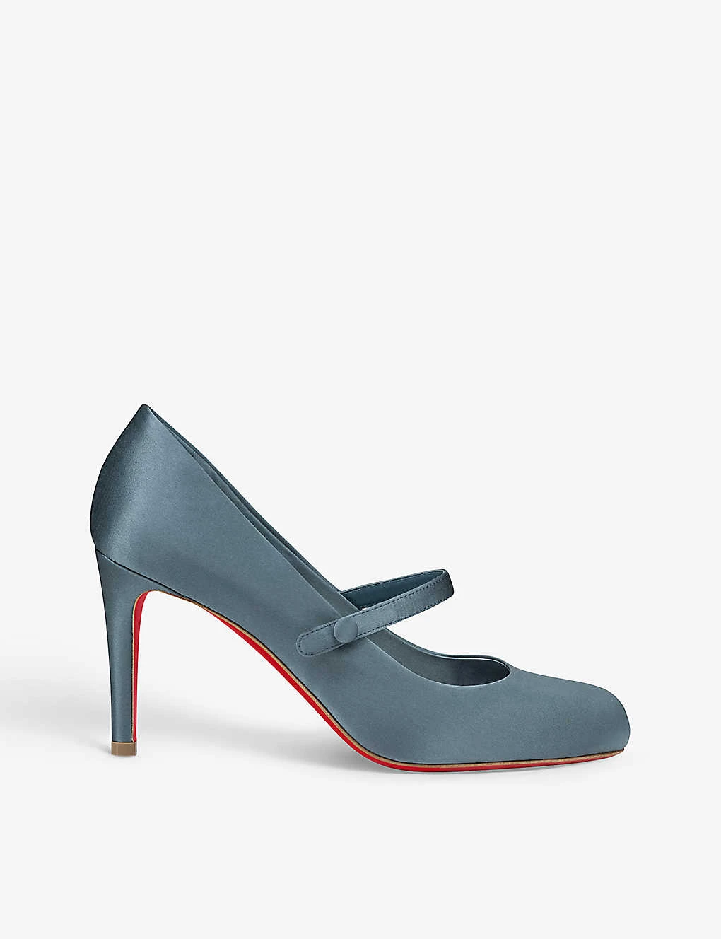 Christian Louboutin Pumppie Wallis 85 Satin Heeled Pumps