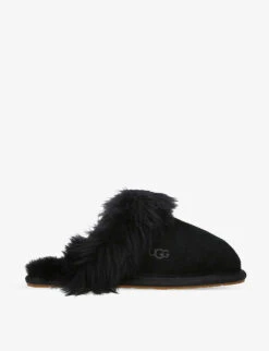 Ugg Scuff Sis Sheepskin-lined Suede Slippers